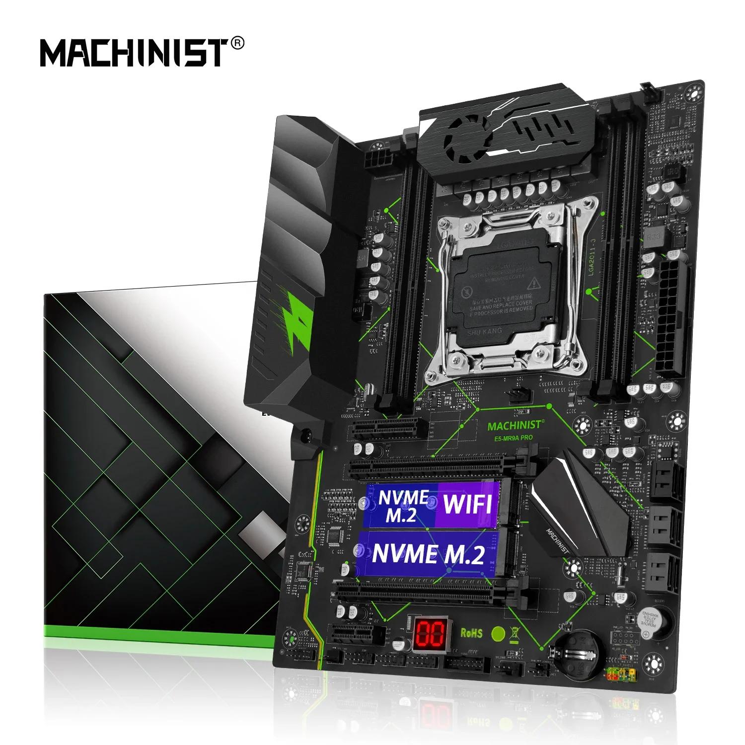 MACHINIST X99 MR9A PRO , LGA 2011-3  DDR4 ũž RAM ޸, Xeon E5 V3 V4 CPU ATX SATA 3.0,  NVME M.2 WIFI